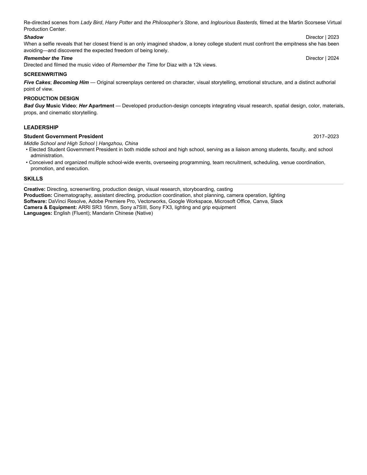 RESUME — 2 / 2